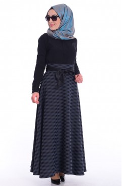 Sefamerve, Tesettür Etek 2417-04 Lacivert