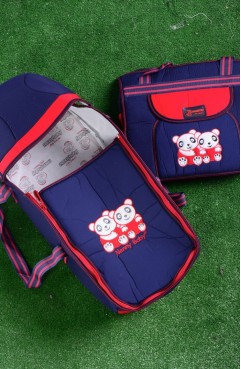 Sefamerve, Red-Navy Blue Bags for Kids GCL0034-05