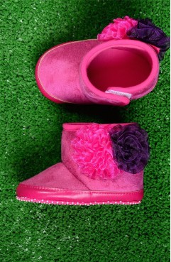 Sefamerve, Fuchsia Kids Slippers GCL0217-01