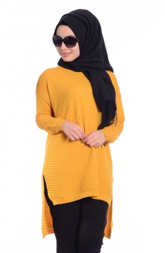 Sefamerve, Triko Tunik 3560-07 Hardal