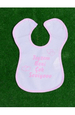 Sefamerve, Pink Baby Apron 3565T-01
