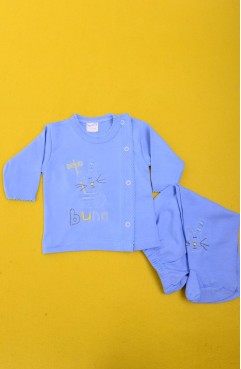 مدل جدید سیمونی دخترانه و پسرانهSefamerve, Bebe Takım 00016-01 Mavi