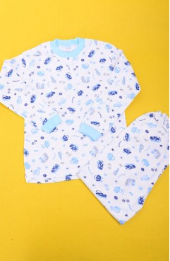Sefamerve, Pijama Takım 7722-01 Mavi