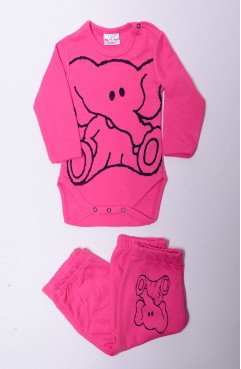 Sefamerve, Body Pijama Alt Takım 5487-02 Pembe