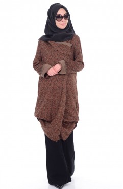 Sefamerve, Tesettür Hırka 7140-01 Oranj