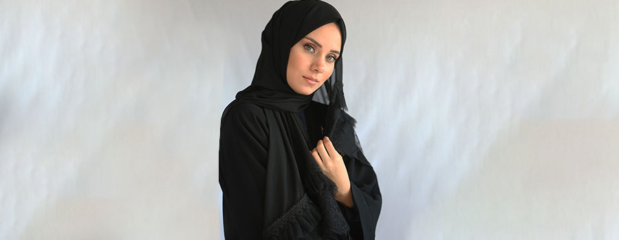 black-scarf