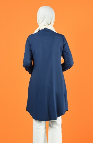 Buttoned Tunic 8165-07 Indigo 8165-07