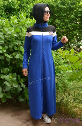 Sefamerve Tesettür Eşofman NYG 5546-04 Siyah-Saks