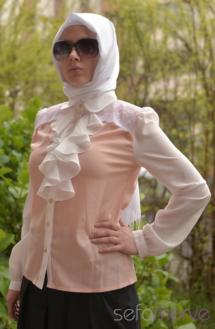 Sefamerve Kombin Bluz GLY 1021-04 Somon
