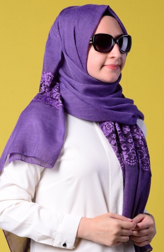 Purple Sjaal 01