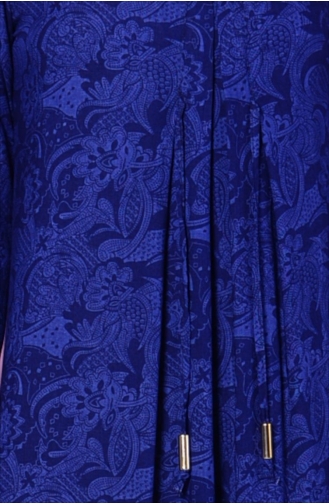 فستان أزرق كحلي 0653A-03