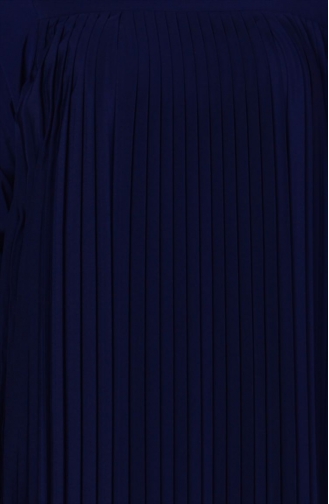 فستان أزرق كحلي 7081-03