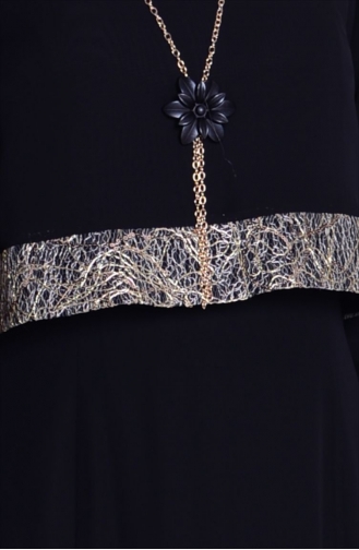 Black Hijab Dress 52462-02