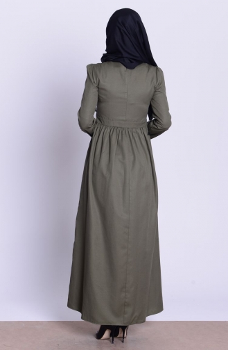 Robe Hijab Khaki 2204-04
