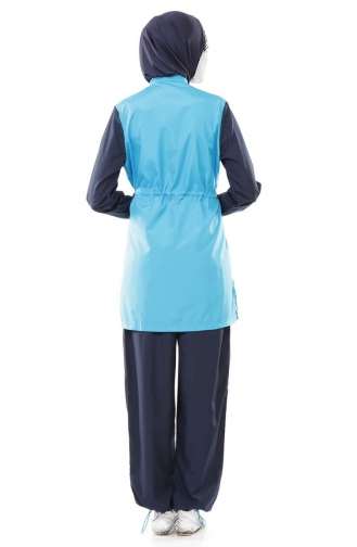 Turquoise Swimsuit Hijab 1062-03