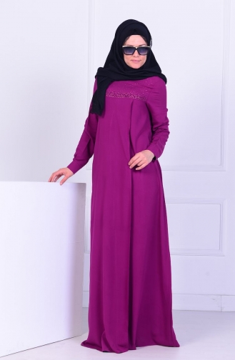 Zwetschge Hijab Kleider 0729-02