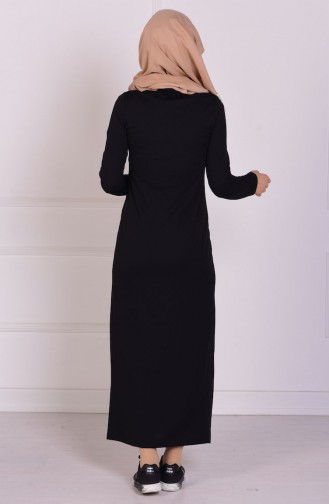 Robe Hijab Noir 3285-03