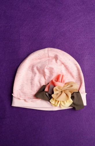 Lachsrosa Hat and bandana models 06