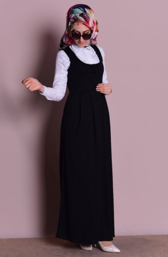Black Hijab Dress 2115-05