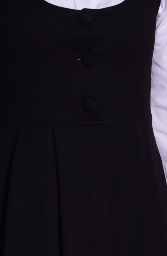 Black Hijab Dress 2115-05