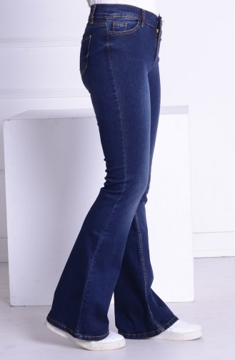 Sefamerve İspanyol Paça Kot Pantolon 0683-04 Yeşil