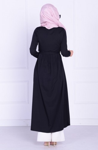 Robe Hijab Noir 1808-04