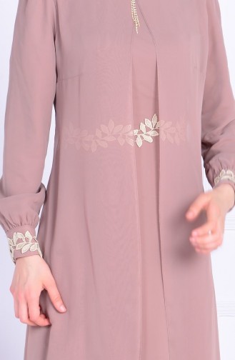 Mink Hijab Dress 52221A-10