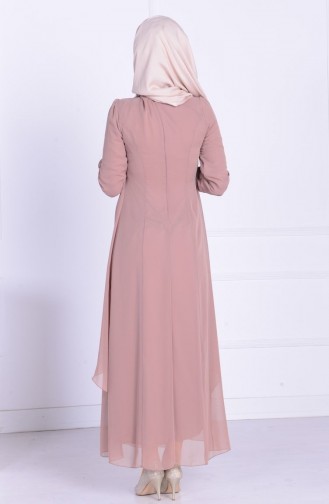 Mink Hijab Dress 52221A-10