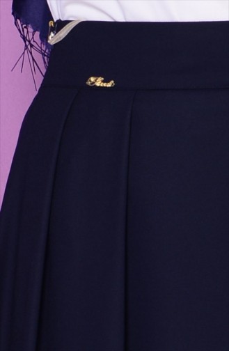 Navy Blue Skirt 1601-08