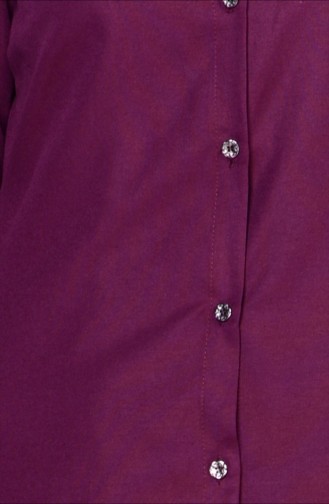 Tunique avec Bouton 2101-14 Plum 2101-14