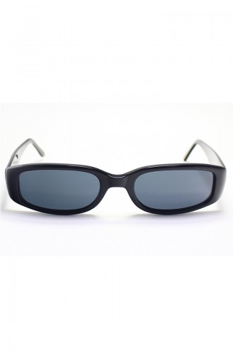 نظارات شمسية بتصميم معتق باللونالاسود 956C01