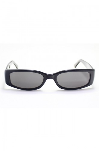 نظارات شمسية بتصميم معتق باللونالاسود 960C01