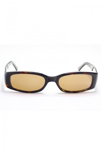 نظارات شمسية بتصميم معتق باللون البني 960C25