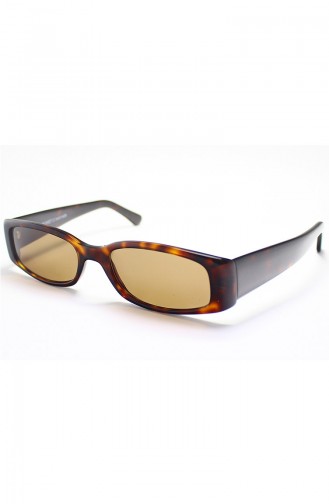 نظارات شمسية بتصميم معتق باللون البني 960C27