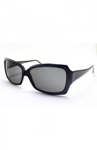 نظارات شمسية بتصميم معتق باللون الأسود 1029C01