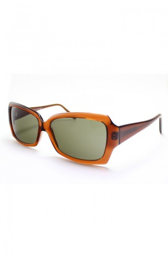 نظارات شمسية بتصميم معتق باللون البني 1029C42
