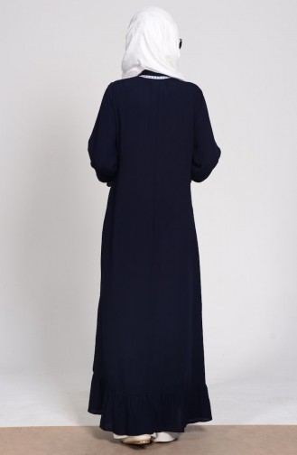 فستان أزرق كحلي 1001-01