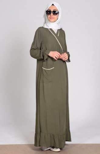 Robe de Priere Viscose 1001-03 Vert Khaki 1001-03