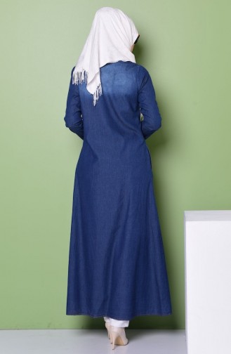 İpli Kot Ferace 1037-02 Lacivert