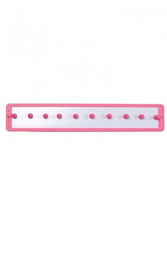 Mıknatıslı Şal Eşarp Askısı Düz 1856-02 Pembe