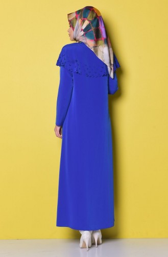 Saxon blue Abaya 3413-01