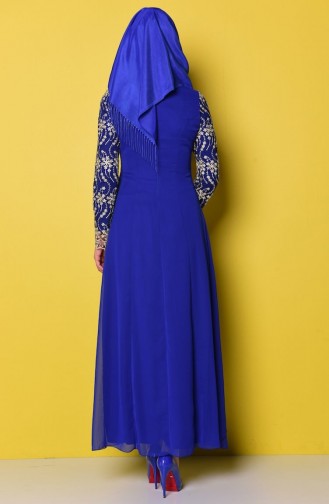 فستان أزرق 52497-02