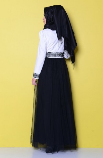 Black Hijab Dress 2620-03