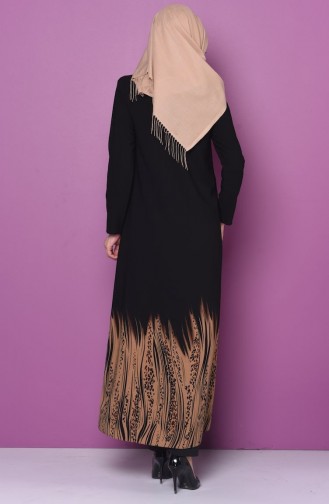 Milk Coffee Abaya 0473-02