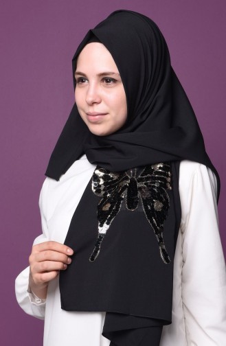 شال أسود 1321