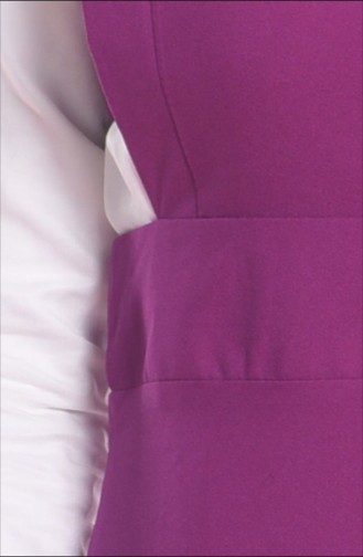 Purple Hijab Dress 0637-08