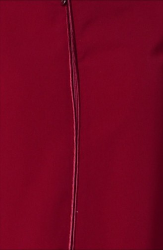 Claret red Abaya 0476-04