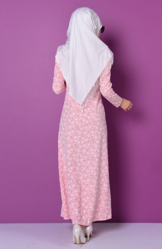 Powder Hijab Dress 2500A-01