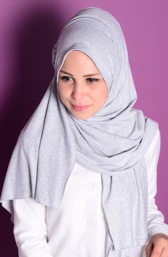 Light Gray Shawl 37