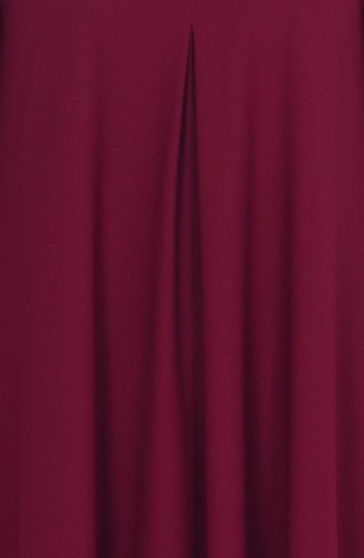 A Pile Elbise 2522-08 Bordo